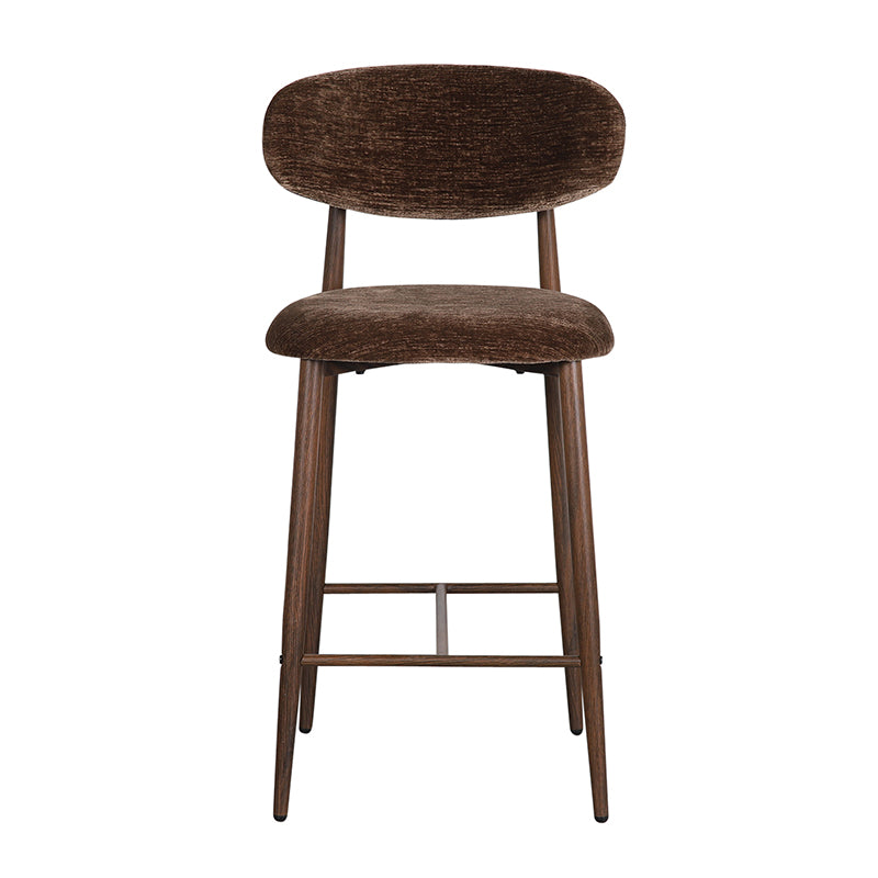 Japandi Kitchen Bar Chair Umber - Set van 2 stuks