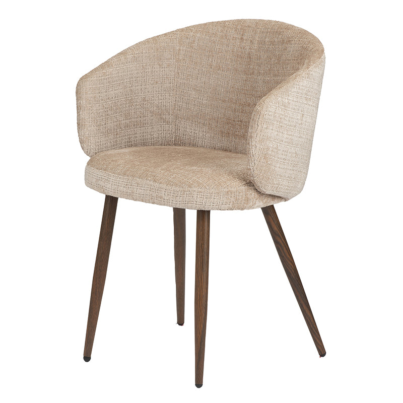 Luna Chair Cream - Set van 2 Stuks