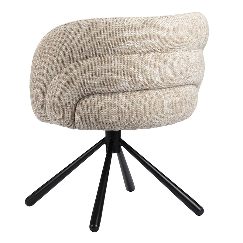 Pebble Rotating Chair Latte