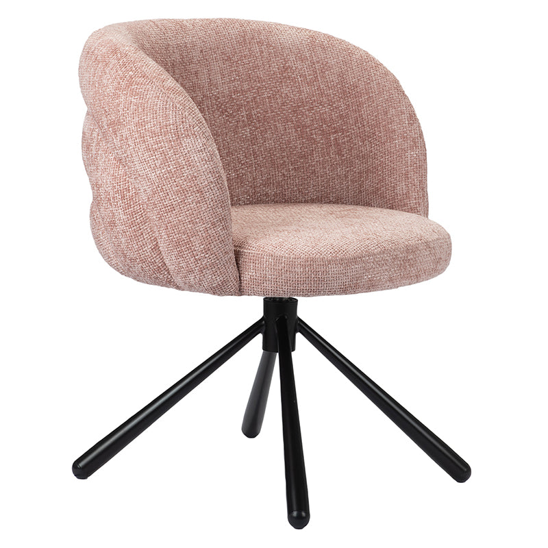 Pebble Rotating Chair Pastel Pink