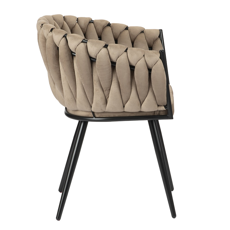 Wave Chair Sand White - Set van 2 stuks