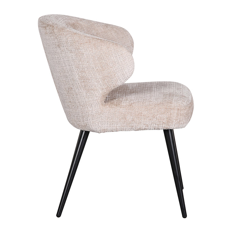Mera Chair Cream - Set van 2 stuks