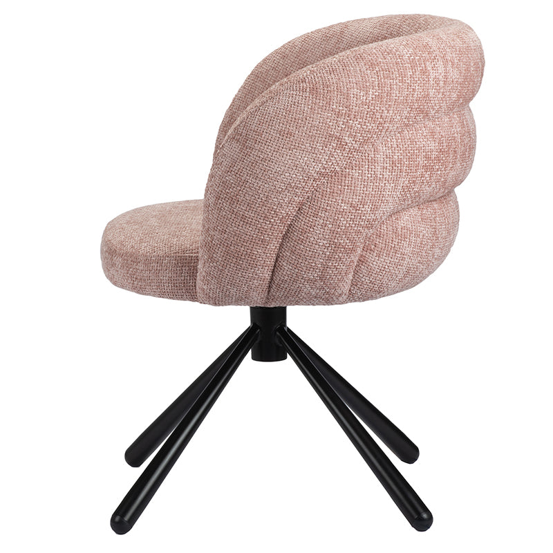 Pebble Rotating Chair Pastel Pink