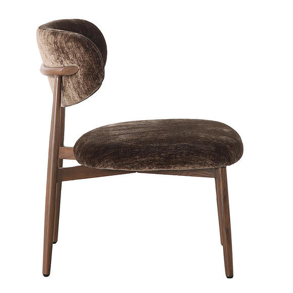 Japandi Lounge Chair Umber - Set van 2 stuks