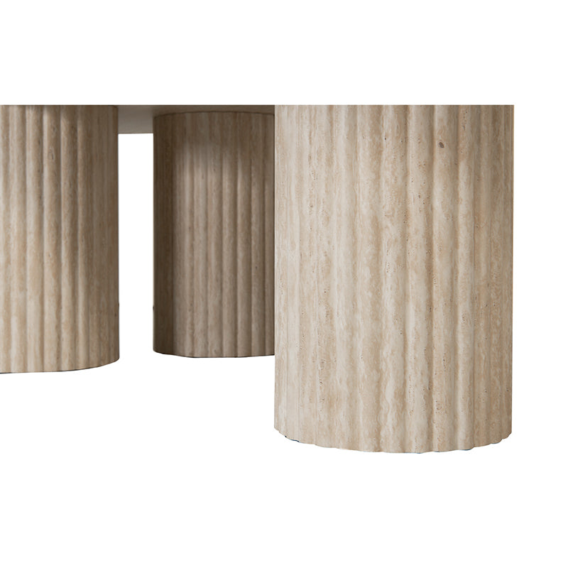 Craft Coffee Table Large – Ceramic Travertine