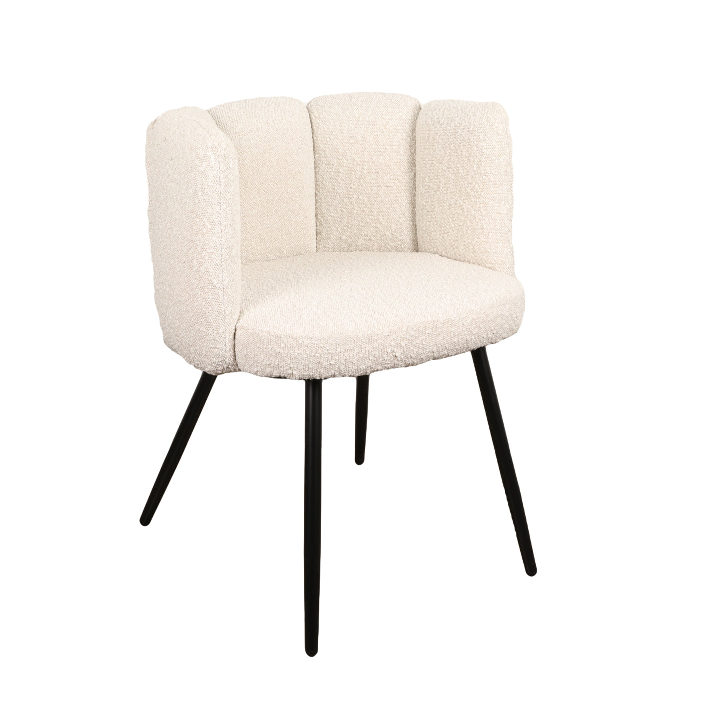 High Five Chair White Pearl (Bouclé) - Set van 2 stuks