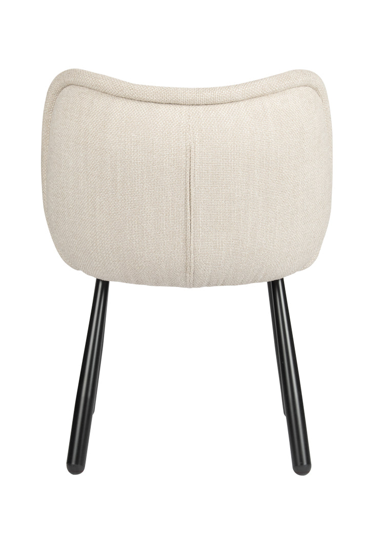 Panda Chair Beige - Set van 2 stuks