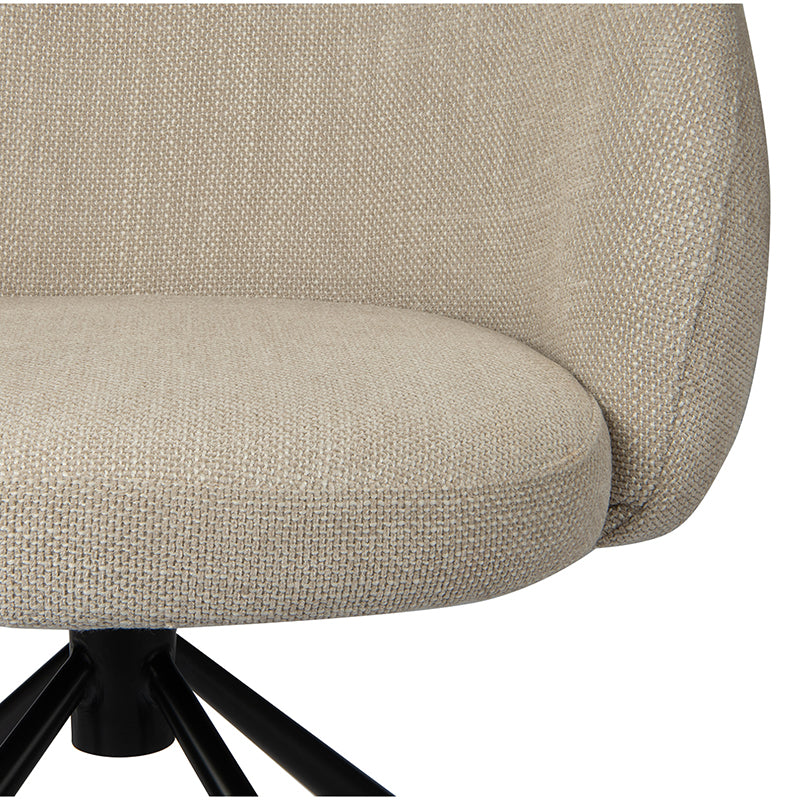 Pebble Rotating Chair Beige