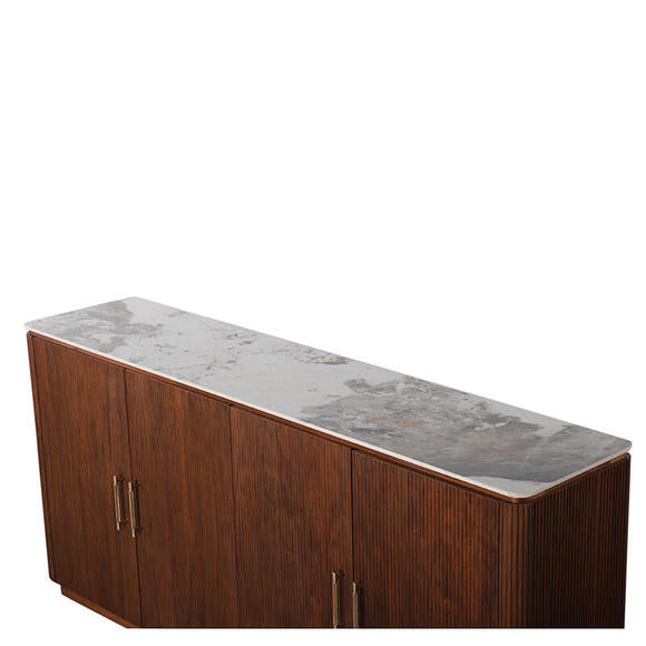 Urban Chique Dressoir Ceramic Marble / Walnut Veneer