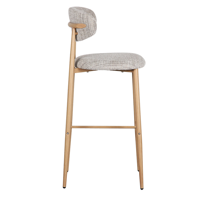 Japandi Kitchen Bar Chair Okura Hoog - Set van 2 stuks