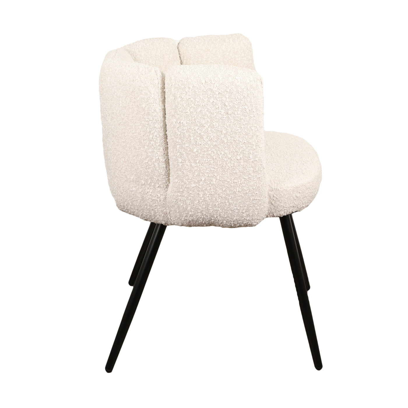High Five Chair White Pearl (Bouclé) - Set van 2 stuks