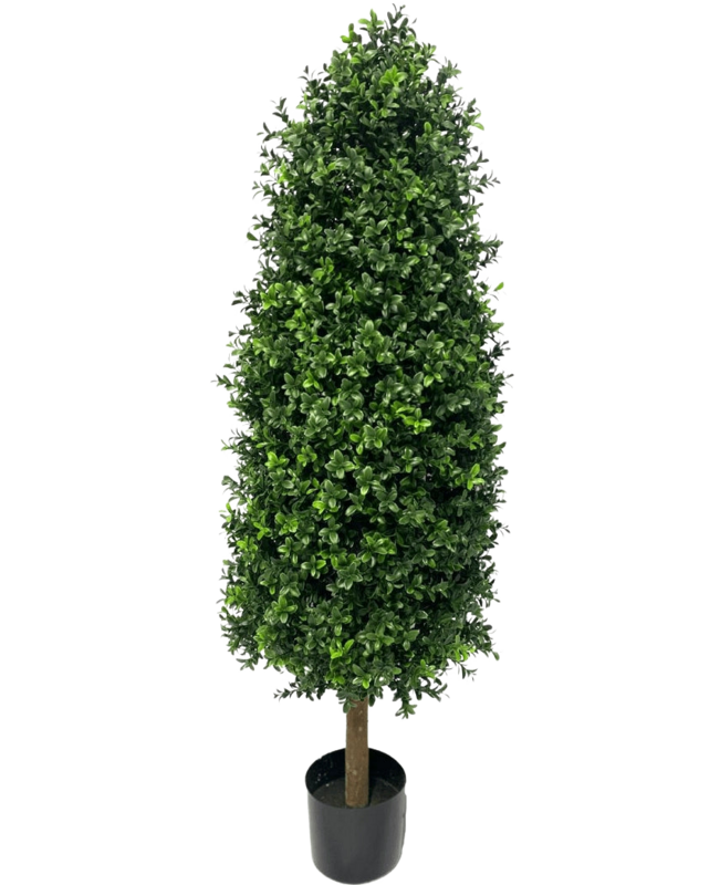 Kunstplant Buxus Piramide UV 120 cm