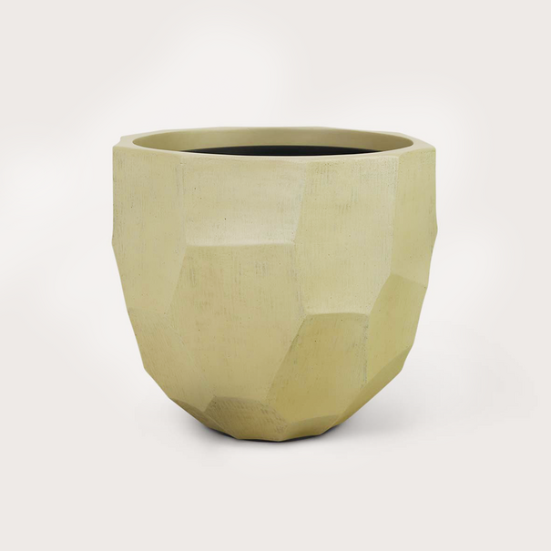 Pot Geo Beige D45 H40