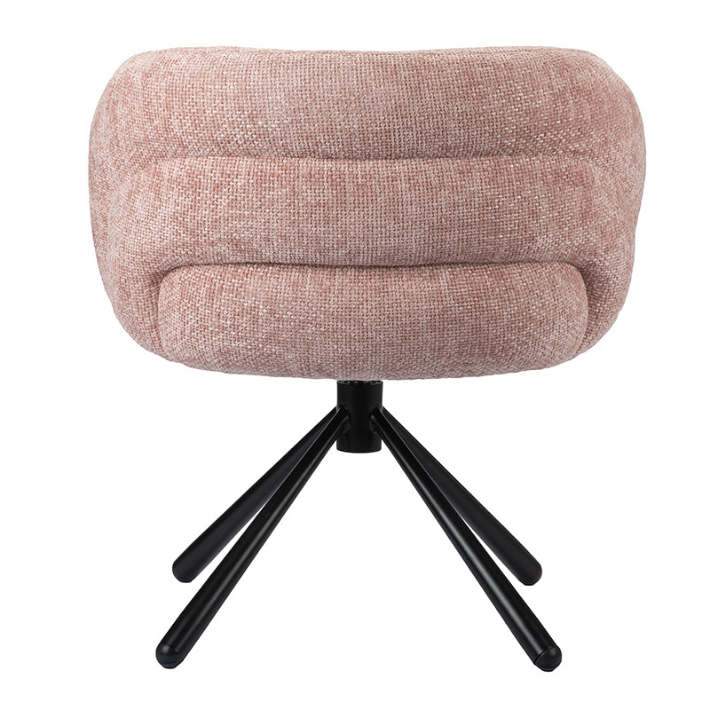 Pebble Rotating Chair Pastel Pink