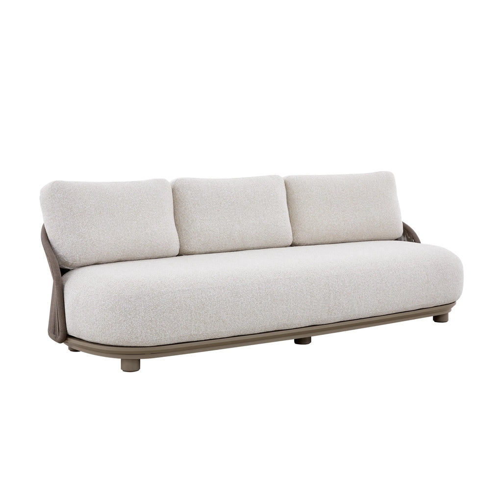 Outdoor sofa ARUBA 3-seat champagne
