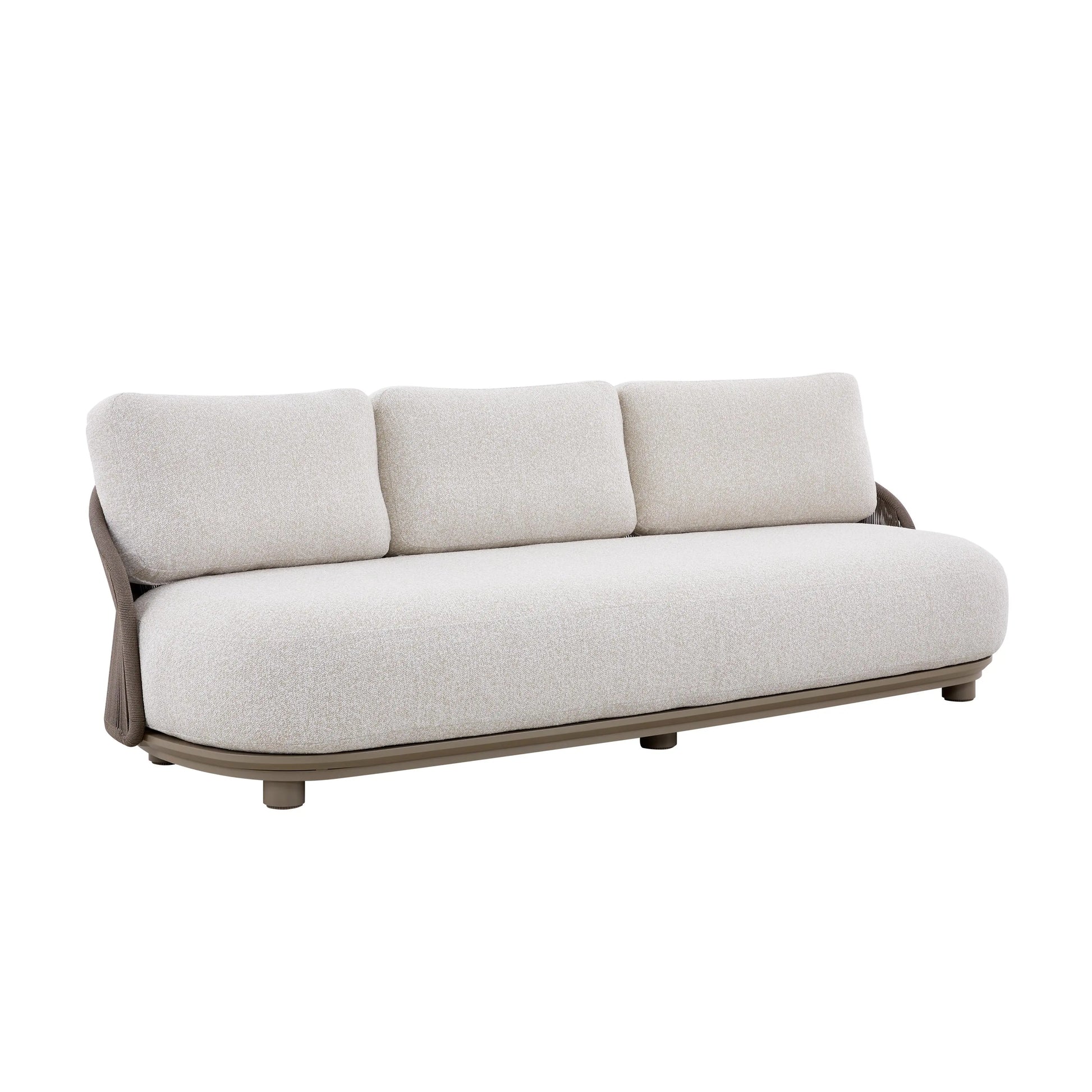 Outdoor sofa ARUBA 3-seat champagne