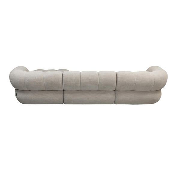 New York 4 Seater Right Lounge Sofa Beige
