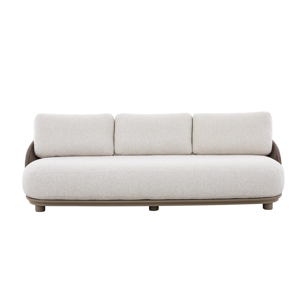 Outdoor sofa ARUBA 3-seat champagne