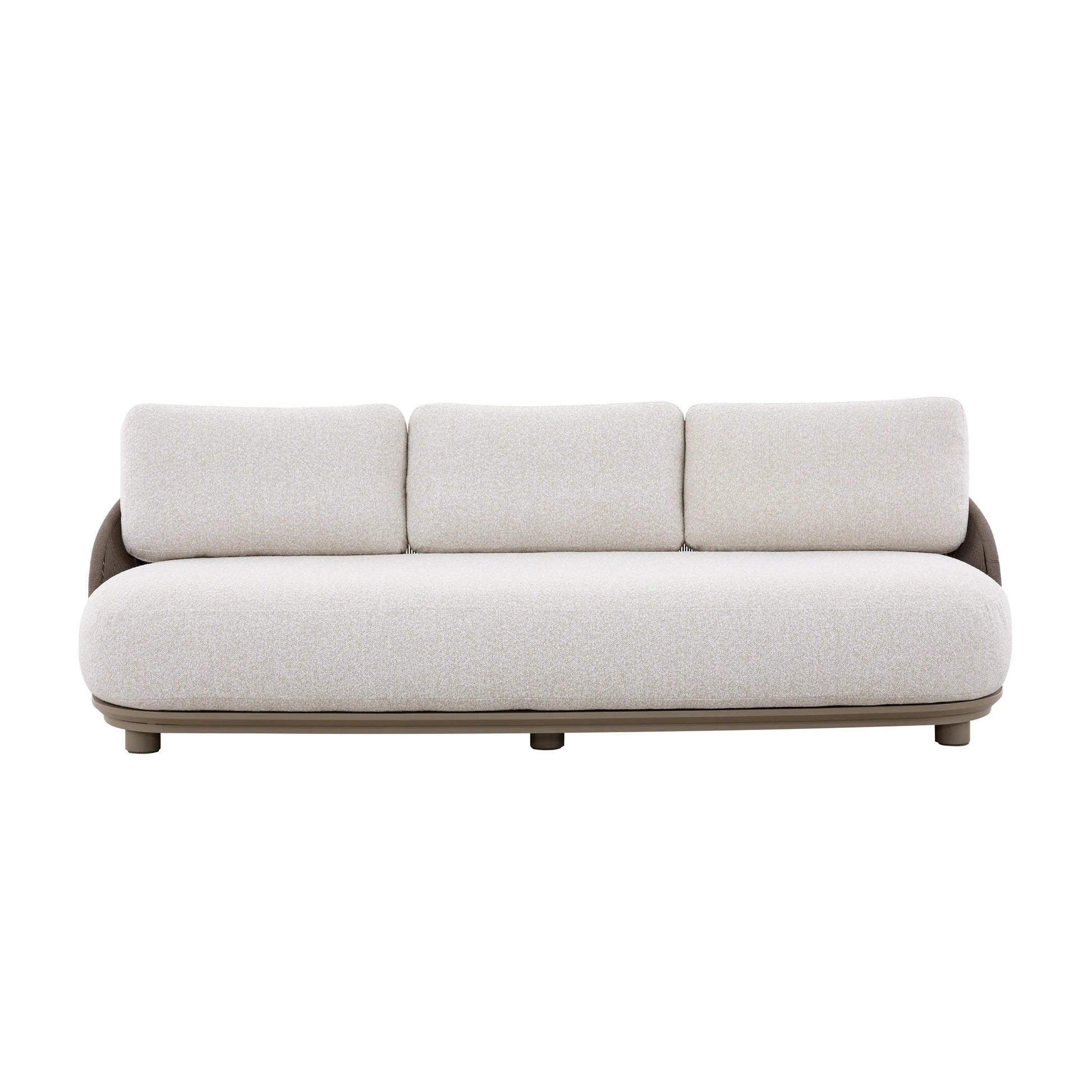 Outdoor sofa ARUBA 3-seat champagne