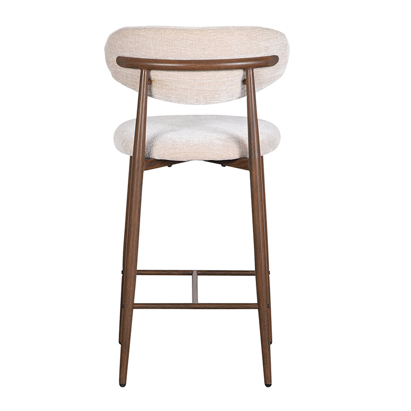 Japandi Kitchen Bar Chair Tan - Set van 2 stuks