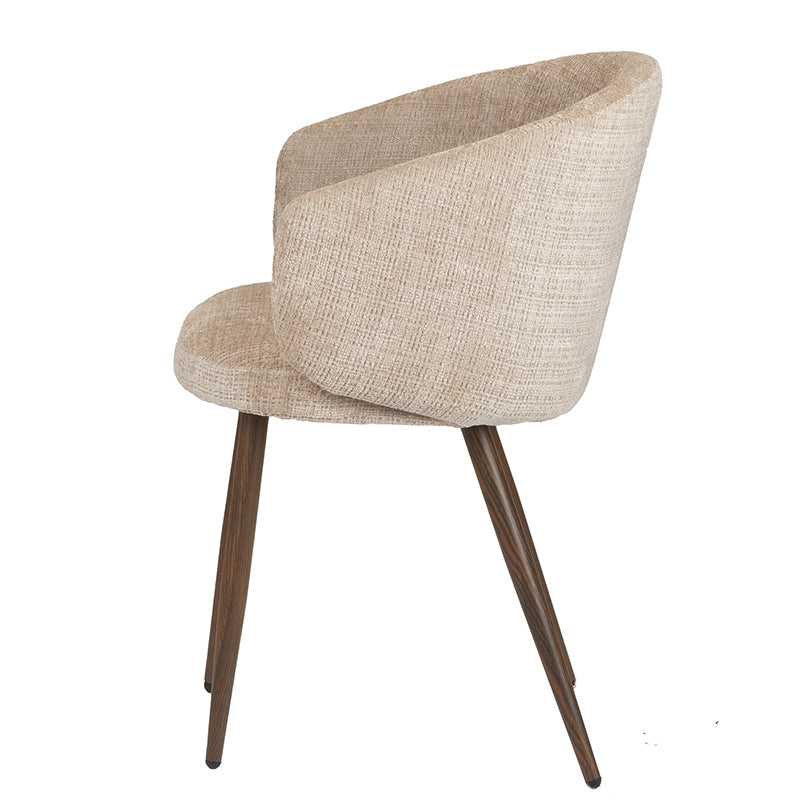 Luna Chair Cream - Set van 2 Stuks