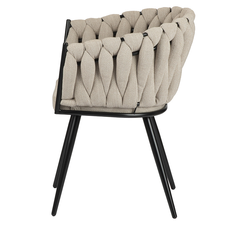 Wave Chair Beige - Set van 2 stuks