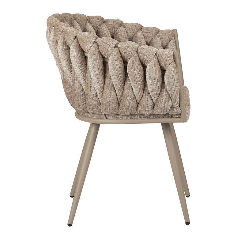 Wave Chair Cream - Set van 2 stuks