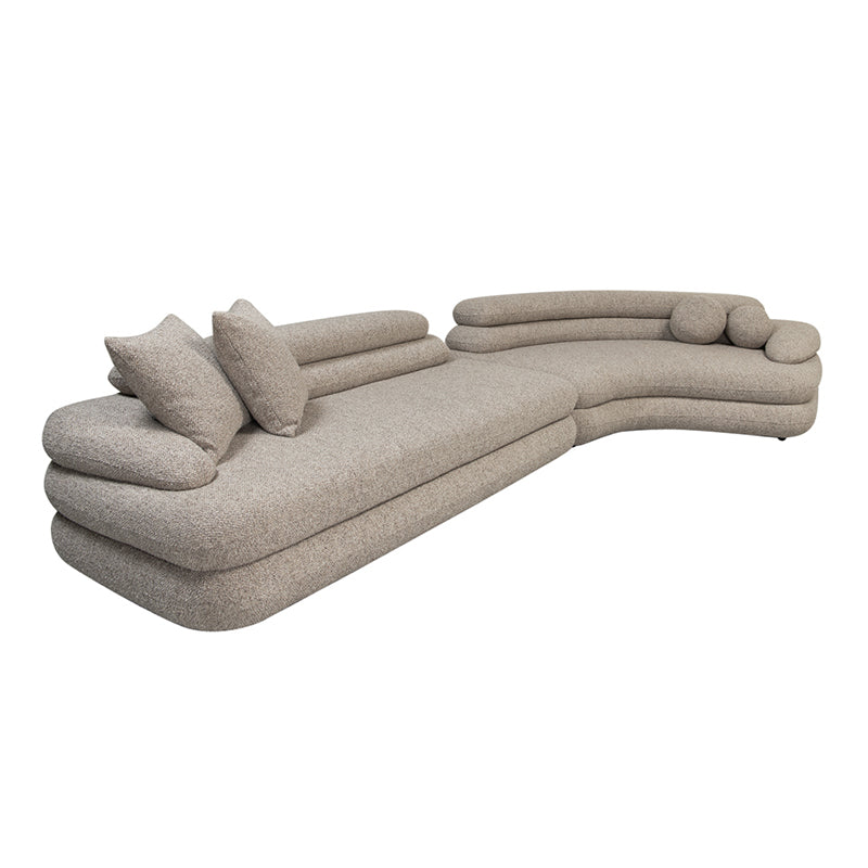 Cairo 6-Seater Sand Bouclé