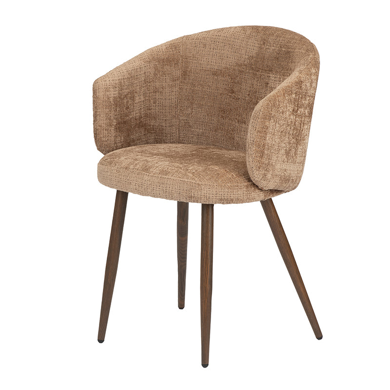 Luna Chair Caramel - Set van 2 Stuks