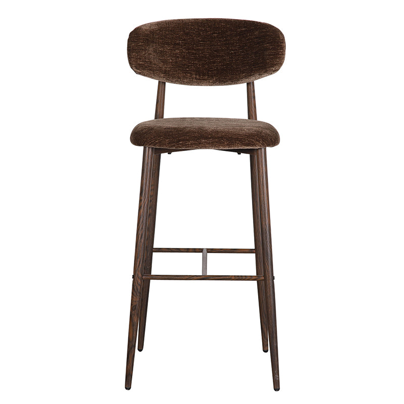 Japandi Kitchen Bar Chair Umber Hoog - Set van 2 stuks