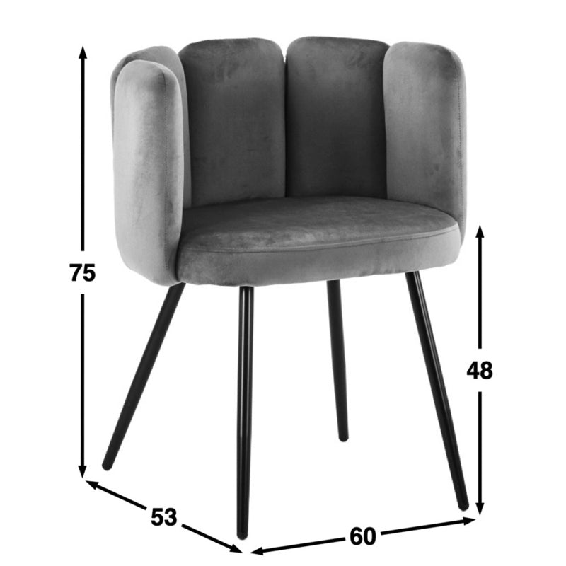 High Five Chair Black - Set van 2 stuks