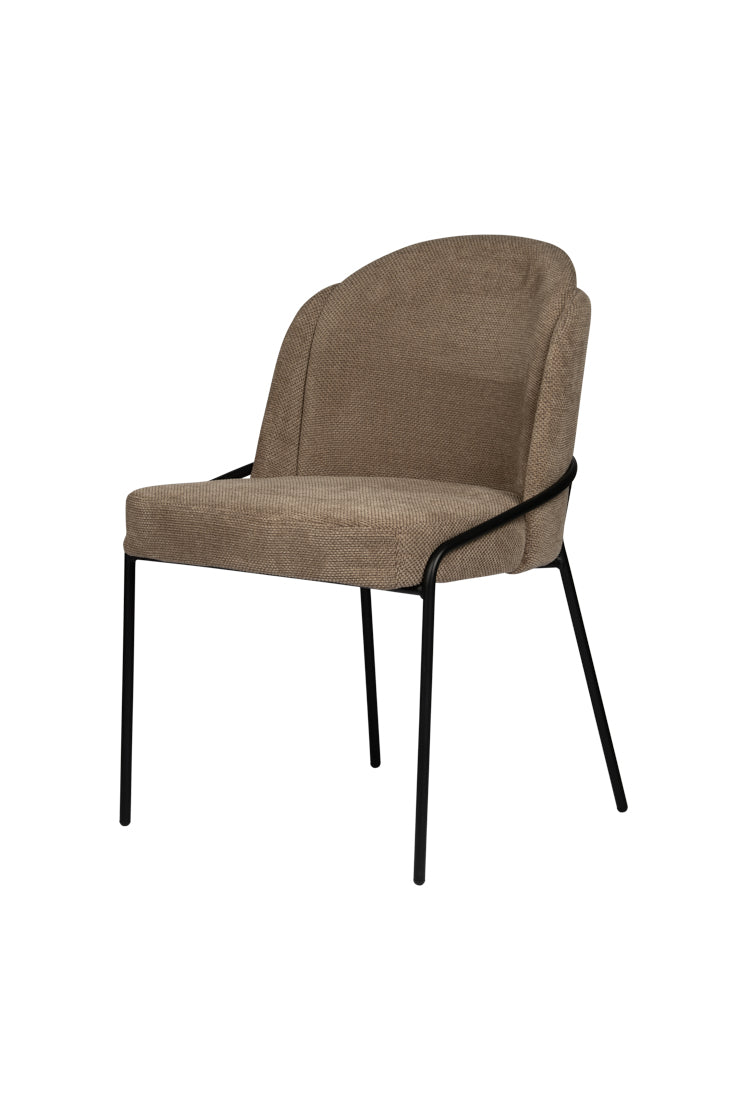 Fjord Chair Brown - Set van 2 stuks