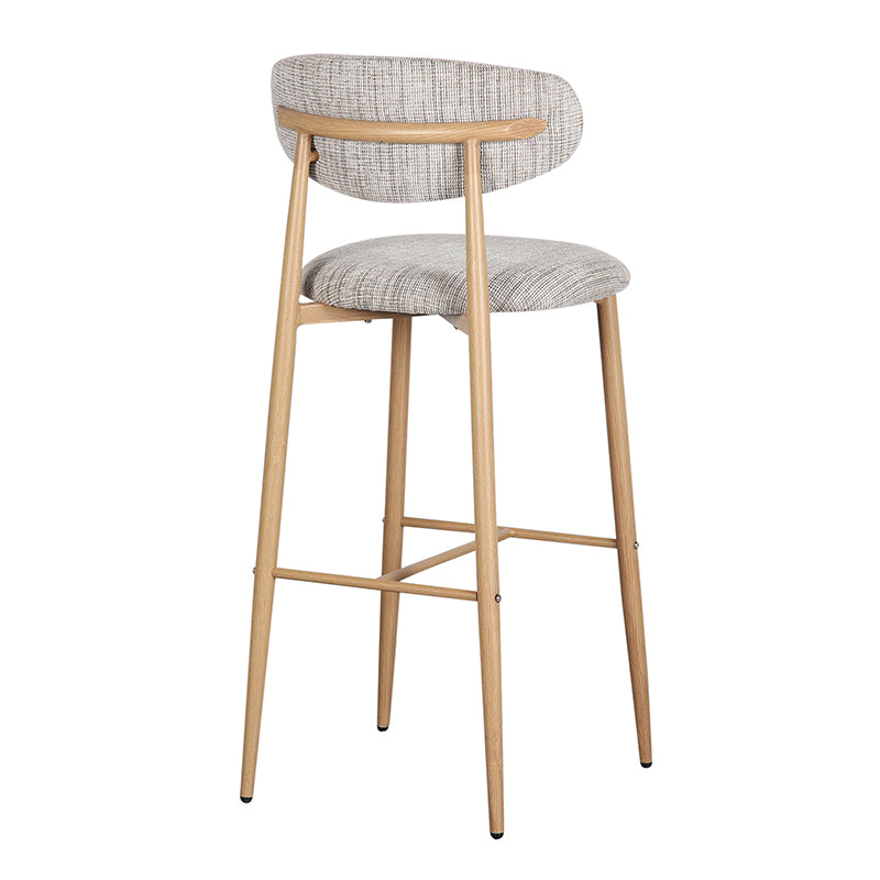 Japandi Kitchen Bar Chair Okura Hoog - Set van 2 stuks