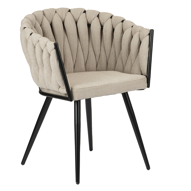 Wave Chair Beige - Set van 2 stuks