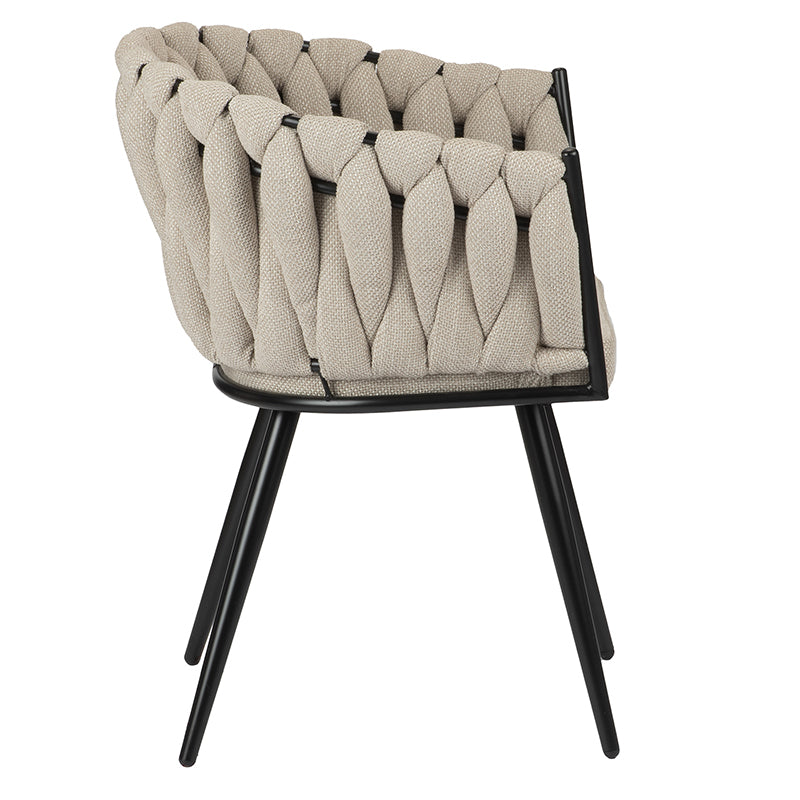 Wave Chair Beige - Set van 2 stuks