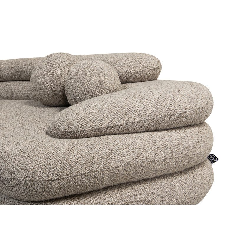 Cairo 6-Seater Sand Bouclé