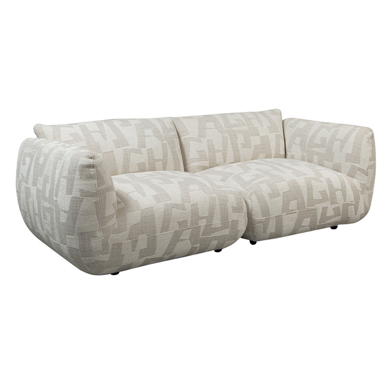 Amsterdam 2.5 Seater White Glyphs