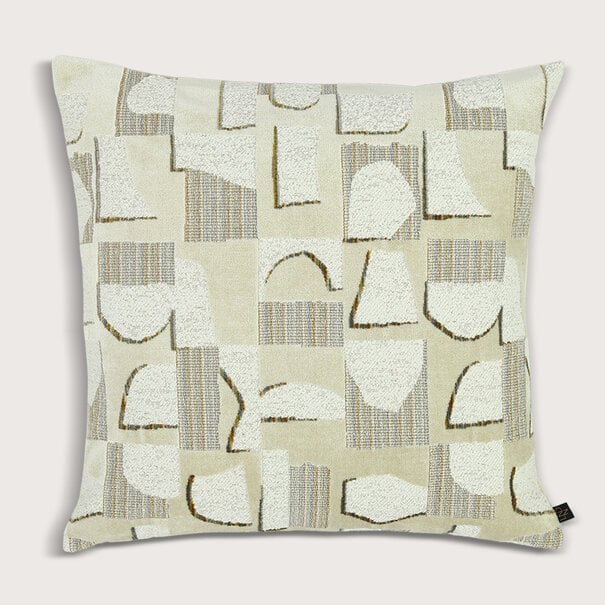 Kussen Nagano Crème/Wit L60 B60